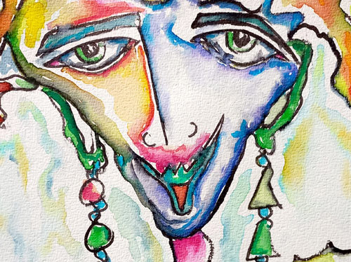 artiste peintre - technique encre